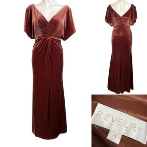 Revelry Rust Maxi Dress